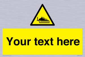 Custom warning grounding cruiser on lock cill